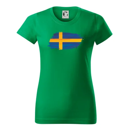 Švédska vlajka kreslená