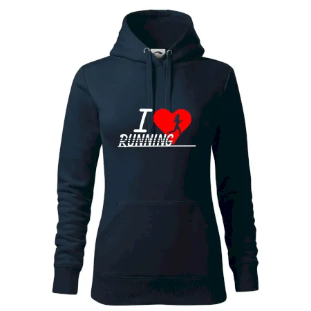 I love running dievča