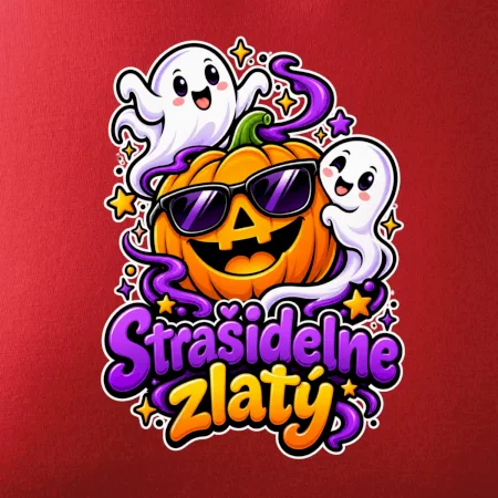 Strašidelne zlatý - veselá tekvica a duchovia