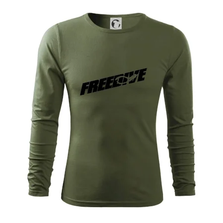Freedive - nápis s potápačom