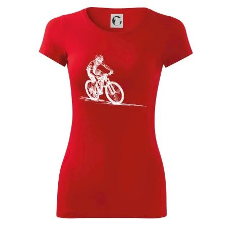 MTB kreslený cyklista