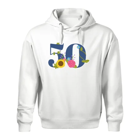 Kvetinové číslo kreslené - 50