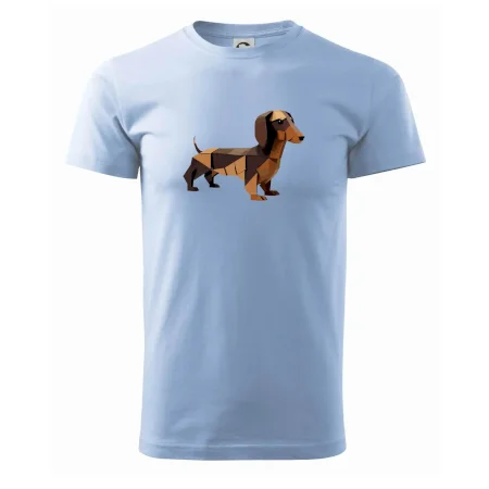 Jazvečík - zlepený z papiera