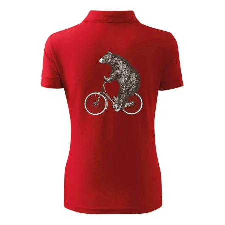 Medveď na bicykli