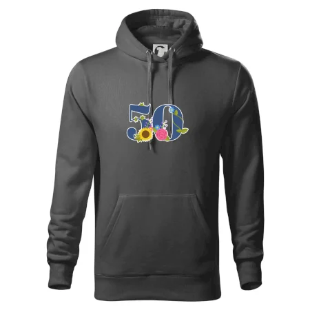 Kvetinové číslo kreslené - 50