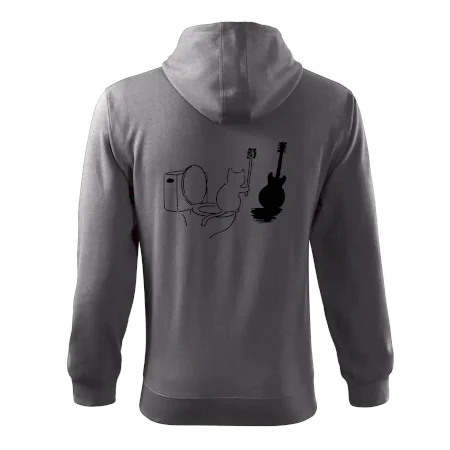 Mačka a gitara WC
