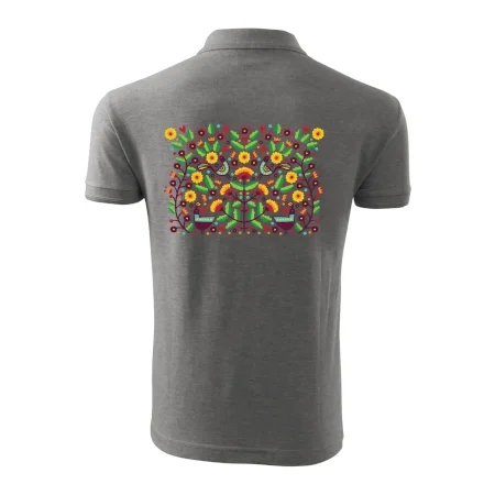 Folklór - farebne kvetiny obdĺžnik