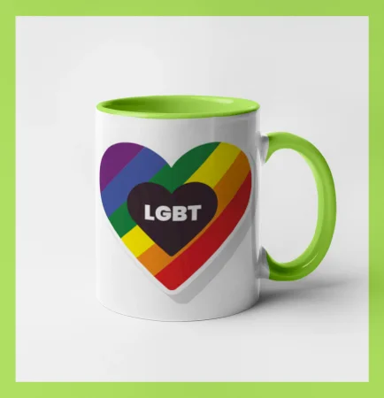 LGBT srdce dúhové
