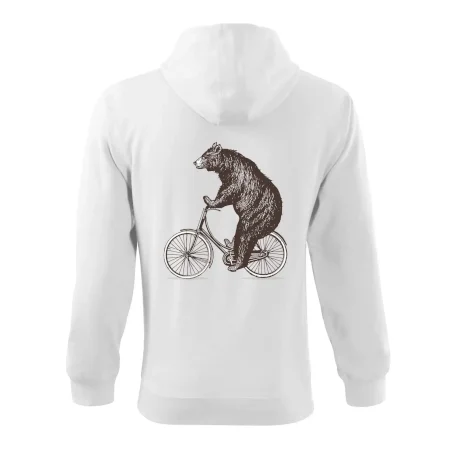 Medveď na bicykli