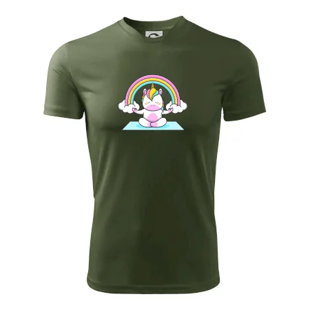 Yoga jednorožec - dúha