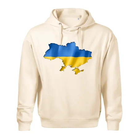 Ukrajina vlajka mapa
