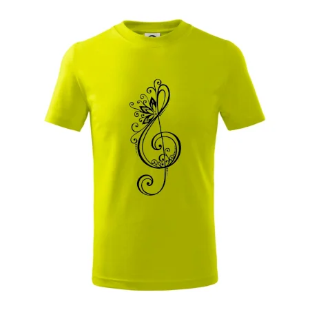 Husľový kľúč kvety