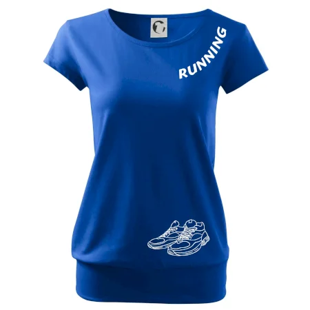 Running nápis šikmo