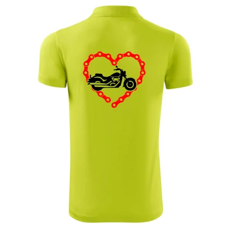 Moto srdce reťaz - chopper