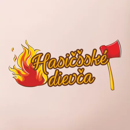 Hasičšské dievča oheň a sekera