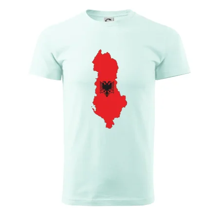 Albánsko mapa a znak