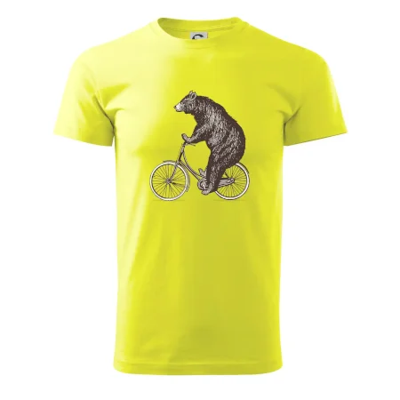 Medveď na bicykli