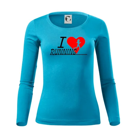 I love running dievča