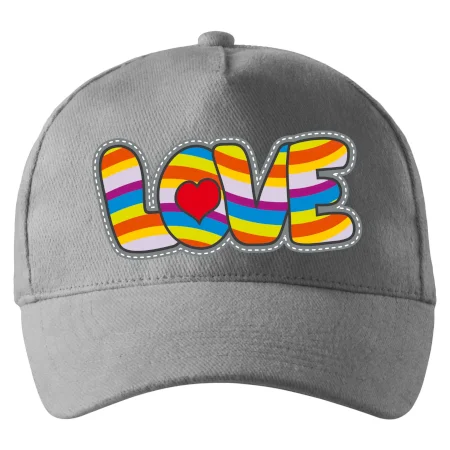 Love nápis dúhový
