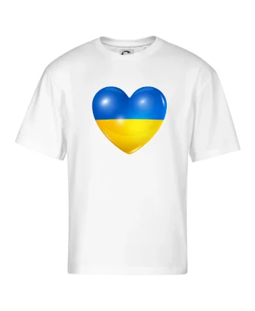 Ukrajina srdce vlajka