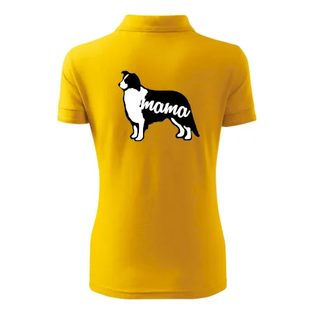 Border kolie mama obrys