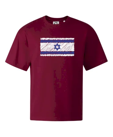 Vlajka Izrael kreslená