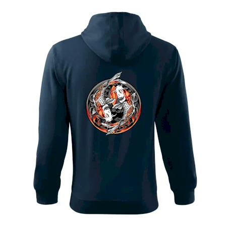 Yin & Yang Koi kapor - oranžový