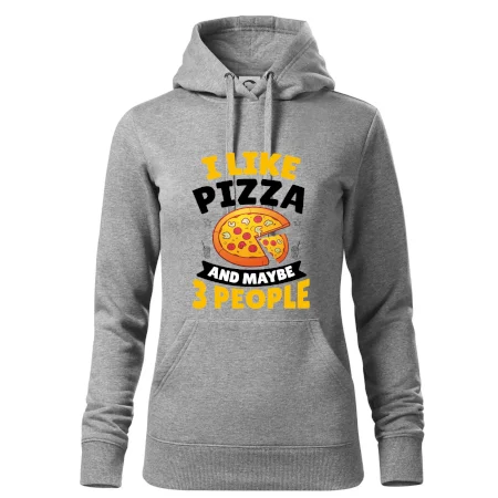I like pizza and maybe 3 people