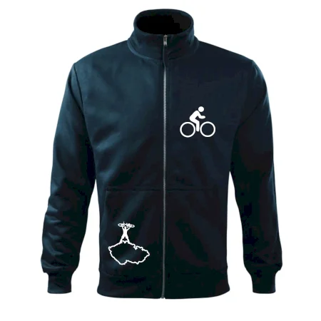 Mapa ČR + kolo na prsu