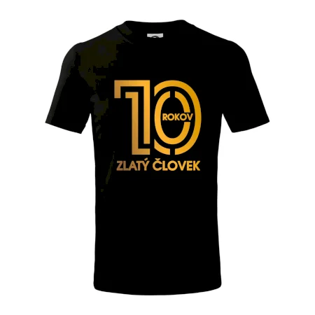 10 rokov zlatý človek