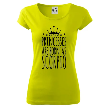 Princesses are as born as Scorpio - Škorpión