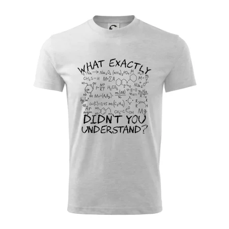 What exactly didnt you understand Chemistry