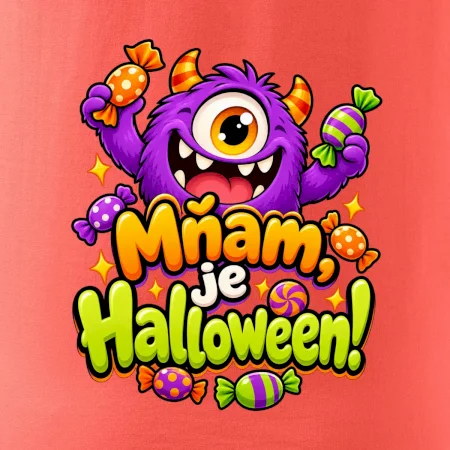 Mňam je Halloween cukríkové strašidlo