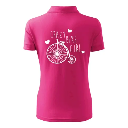 Crazy bike girl