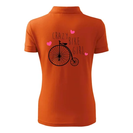 Crazy bike girl