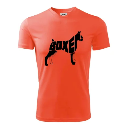 Boxer nápis v tele