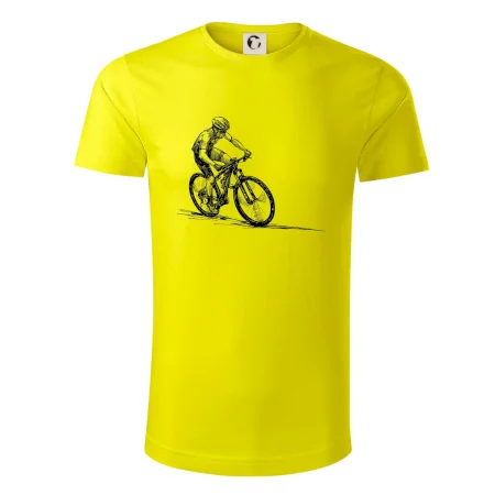 MTB kreslený cyklista