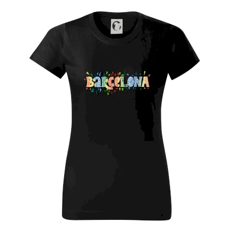 Barcelona Farebný nápis