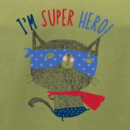 Super hero mačka