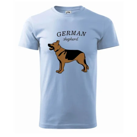 Nemecký ovčiak - hnedý s nápisom