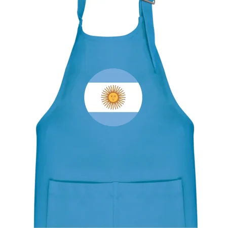 Argentína vlajka guľatá