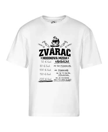 Hodinová mzda zvárač