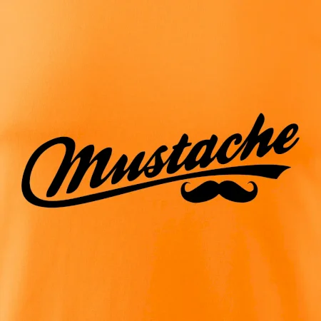 Mustache - nápis