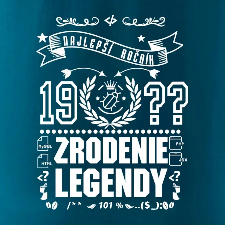 Zrodenie legendy pre programátora