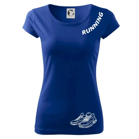 Running nápis šikmo