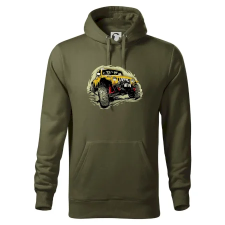 Žltý offroad s navijakom