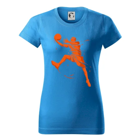 Basketball player splash