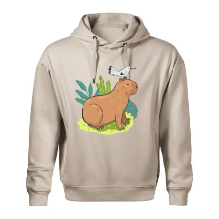 Kapybara a vtáčik