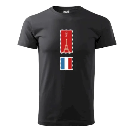 Paríž známka farebná