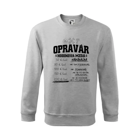 Hodinová mzda - opravár